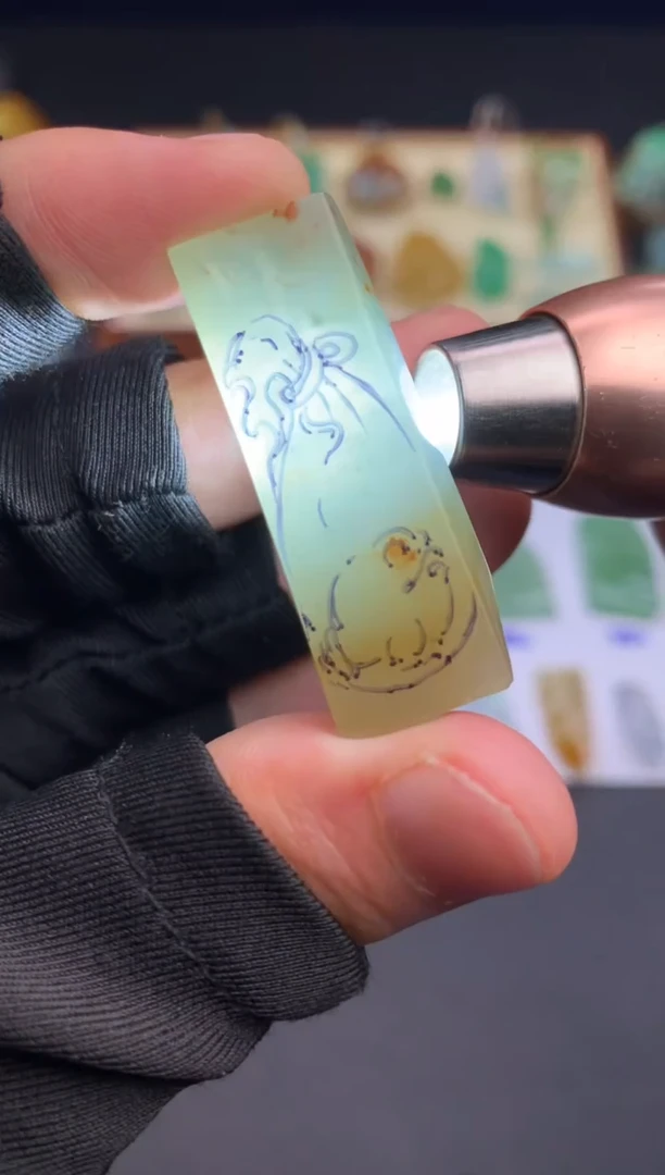 定制翡翠未镶嵌天然翡翠裸石（含工费）