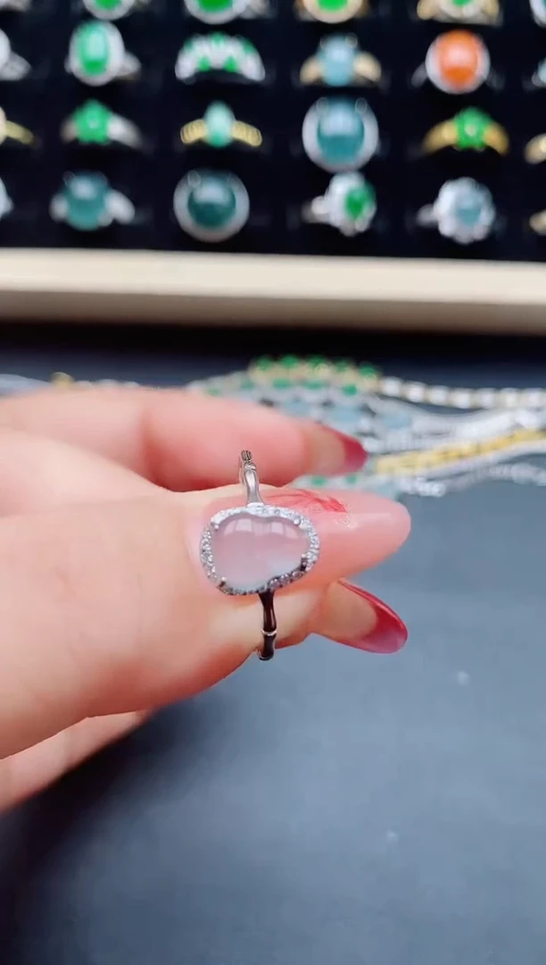 【闪购商品】翡翠戒指银S925镶嵌32131