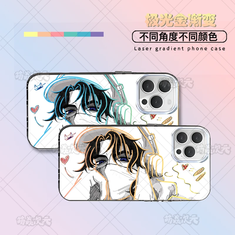 三角洲无名适用苹果华为VIVO小米红米OPPO一加二次元极光金手机壳