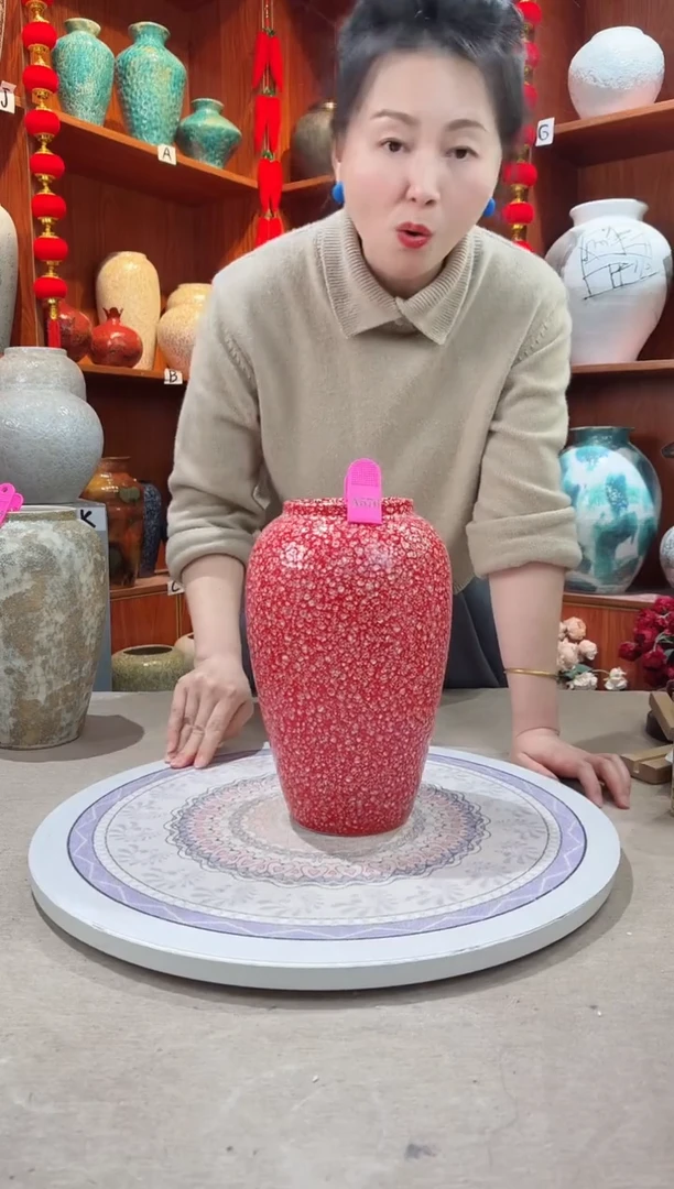 【闪购商品】瓶孤品 微瑕陶瓷花瓶 无花 a576