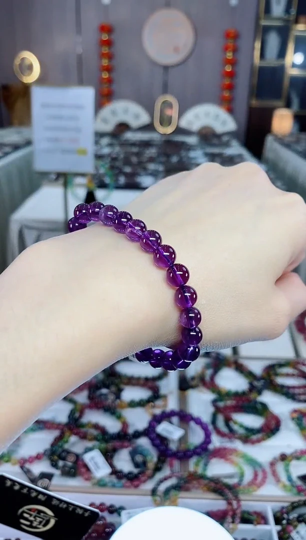 水晶手串未镶嵌dan多样性发货一条