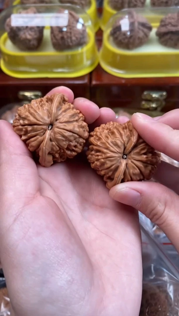 把件文玩核桃莲花39尺s473