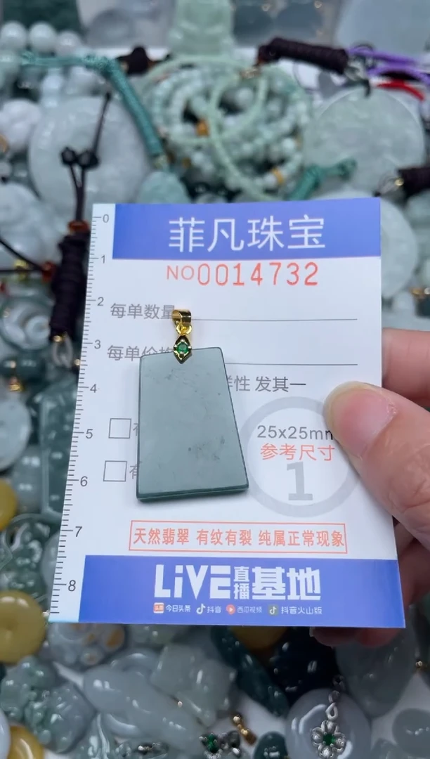 颈饰未镶嵌翡翠14732