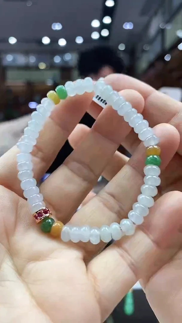 未镶嵌手串翡翠手串