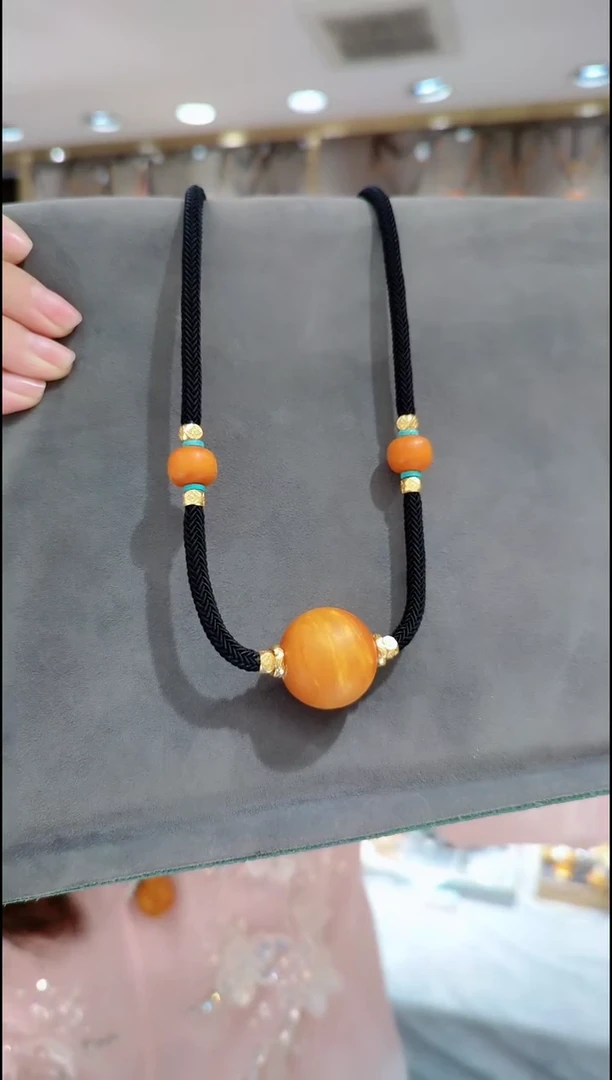 蜜蜡未镶嵌珠宝奇石﹣A234蜜蜡吊坠