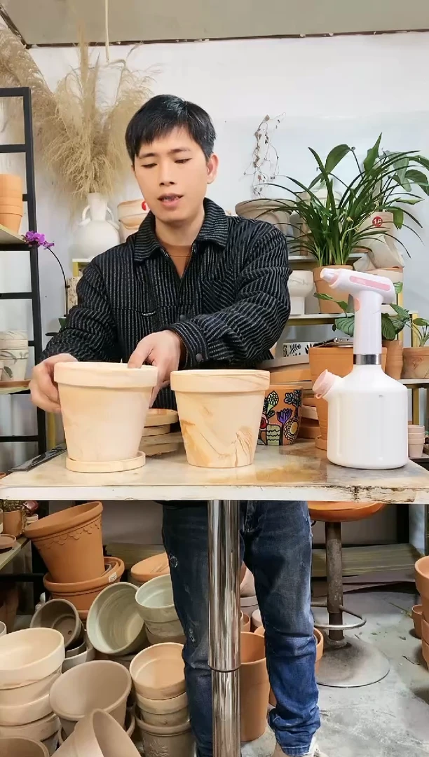 【闪购商品】红陶15*14玛奇朵 2盆2托