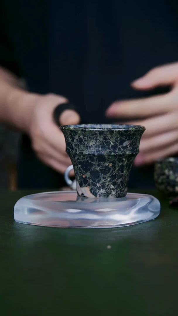 130 老师手工作品，梅花玉 一物一拍