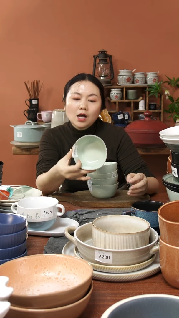 陶瓷A653陶瓷碗5件套微瑕