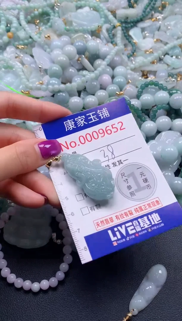 颈饰未镶嵌翡翠9652