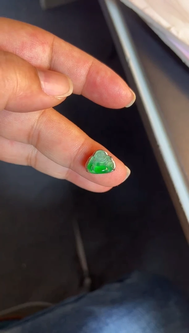 吊坠(不含链)银S925镶嵌翡翠1