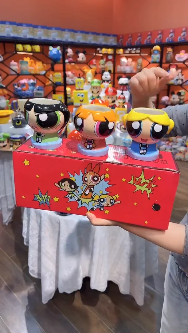 瓷片@@飞天小女警陶瓷杯