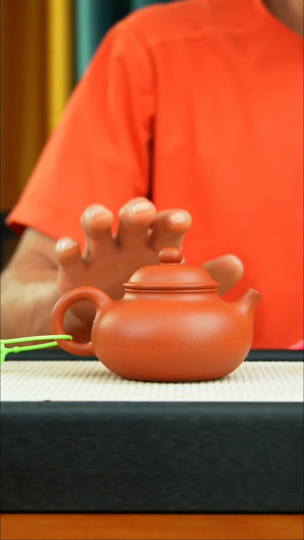 茶壶紫砂花**七宜兴原矿无添加手工壶