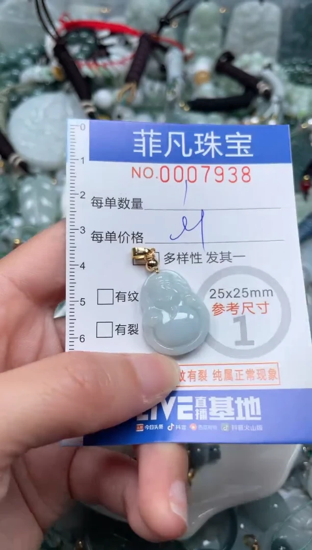 【闪购商品】翡翠颈饰未镶嵌00..7938