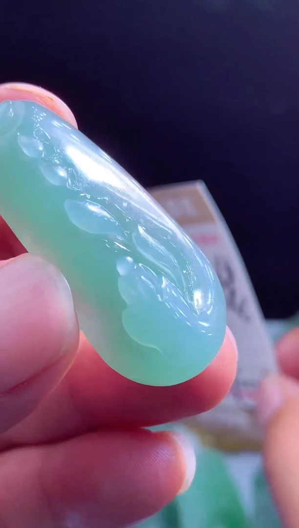 定制翡翠未镶嵌翡翠毛货定制543389