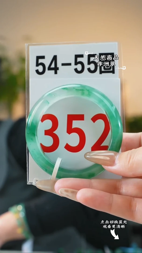 未镶嵌手镯石英质玉（非洲翠）5455