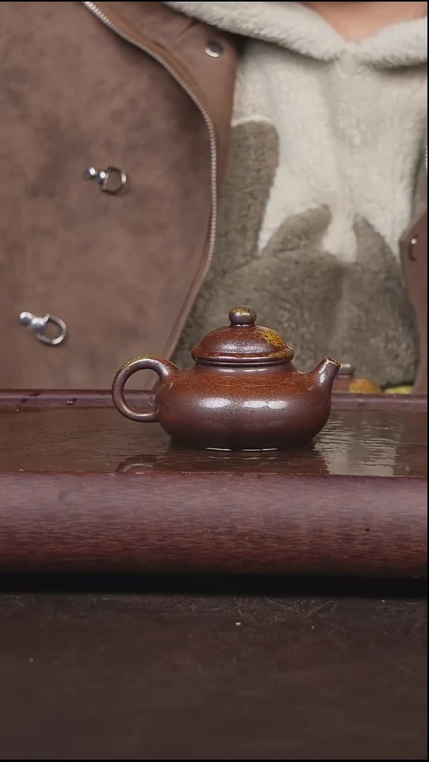 茶壶紫砂柴烧 壶
