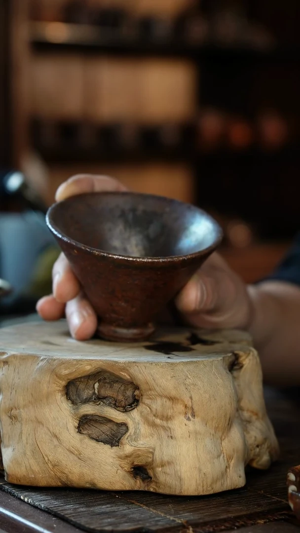 紫砂全手工斗笠杯