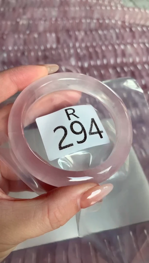 水晶珠宝半成品未镶嵌水晶手镯294-56+