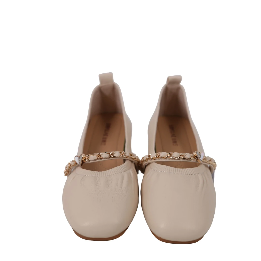 丝柏兰甜美可爱宽头方根舒适软底单鞋414235158