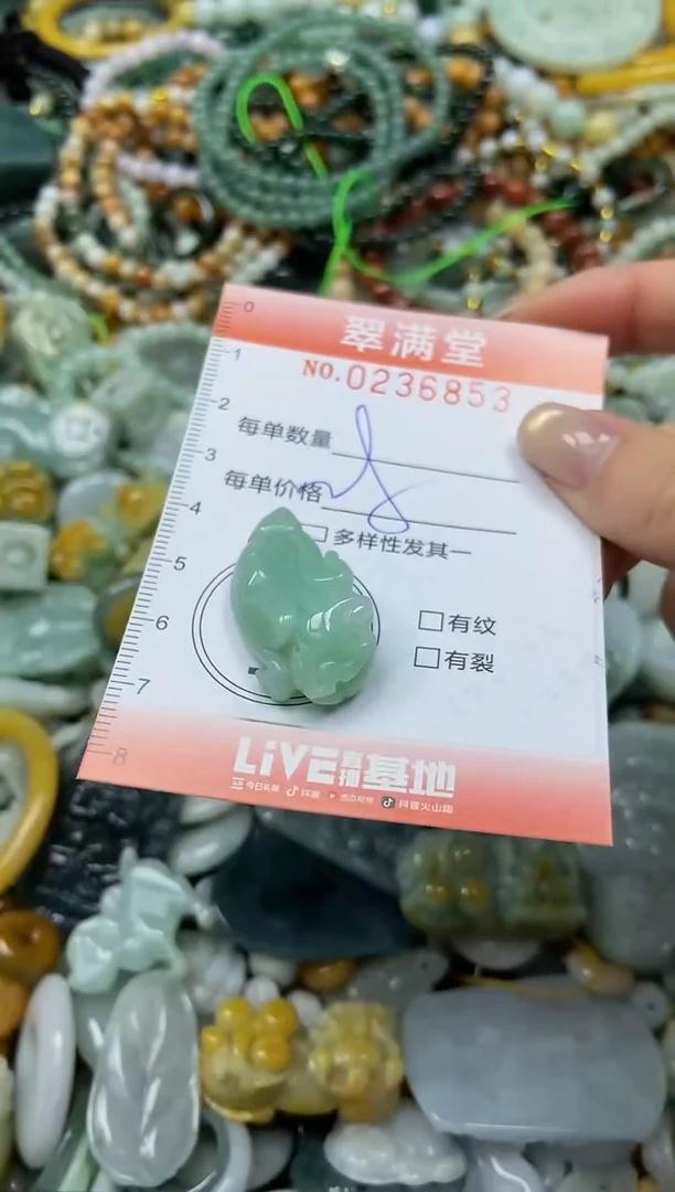 未镶嵌挂件翡翠闪购0236853