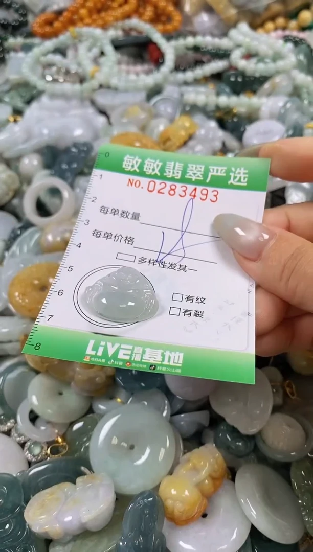 翡翠未镶嵌颈饰闪购0283493