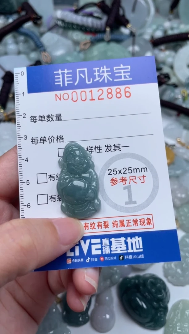 颈饰未镶嵌翡翠12886