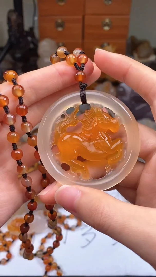【闪购商品】玛瑙/玉髓颈饰未镶嵌AA