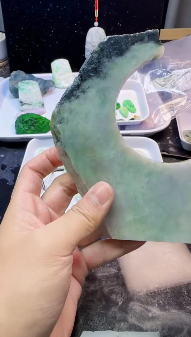 颈饰未镶嵌翡翠026天然A货翡翠
