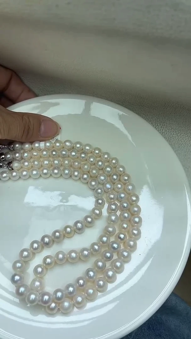 8-9mm白色系项链