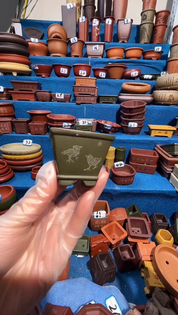 【闪购商品】紫砂紫砂花盆4*3.5