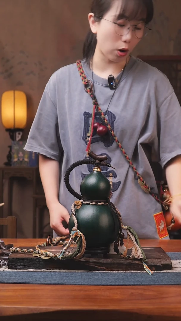 1427号精品大漆葫芦防腐防渗装水茶酒
