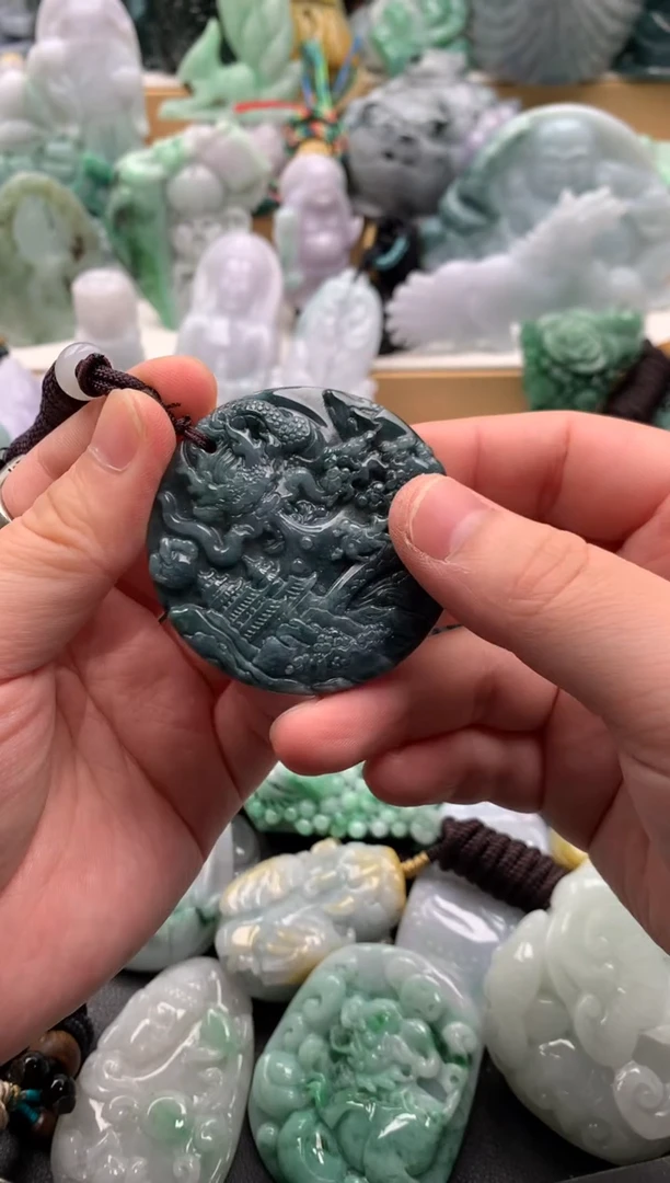 吊坠(不含链)未镶嵌翡翠1