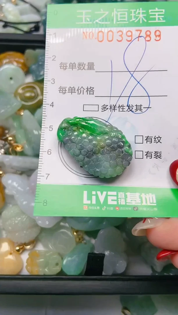 【闪购商品】翡翠颈饰未镶嵌闪购0039789