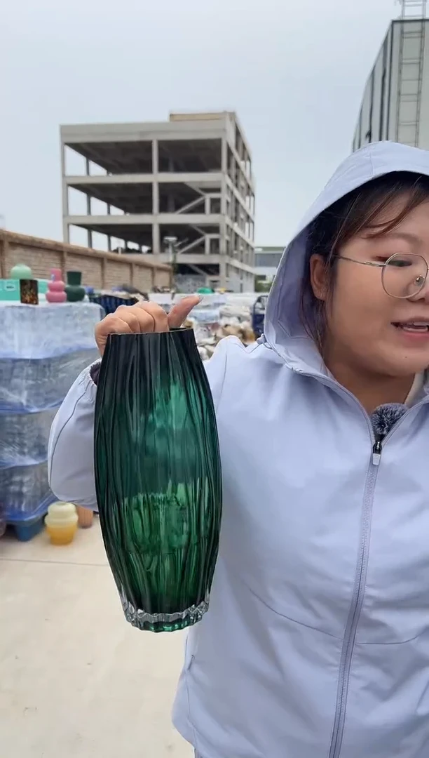 水养鲜花干花插花客厅装饰品水波纹大