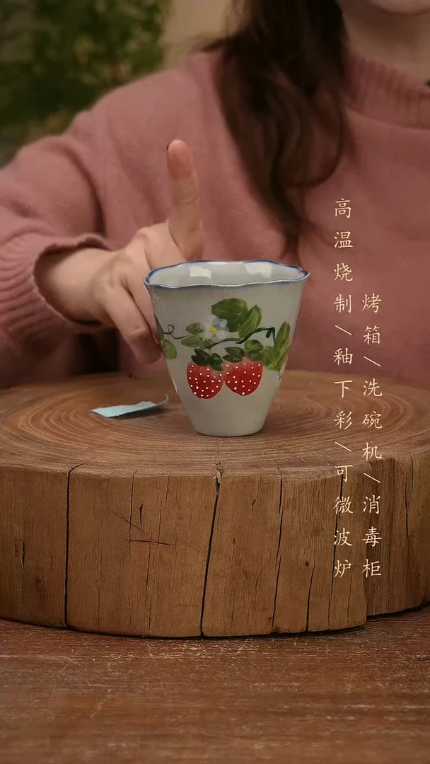 碗瓷景德镇手工手绘高温瓷釉下彩