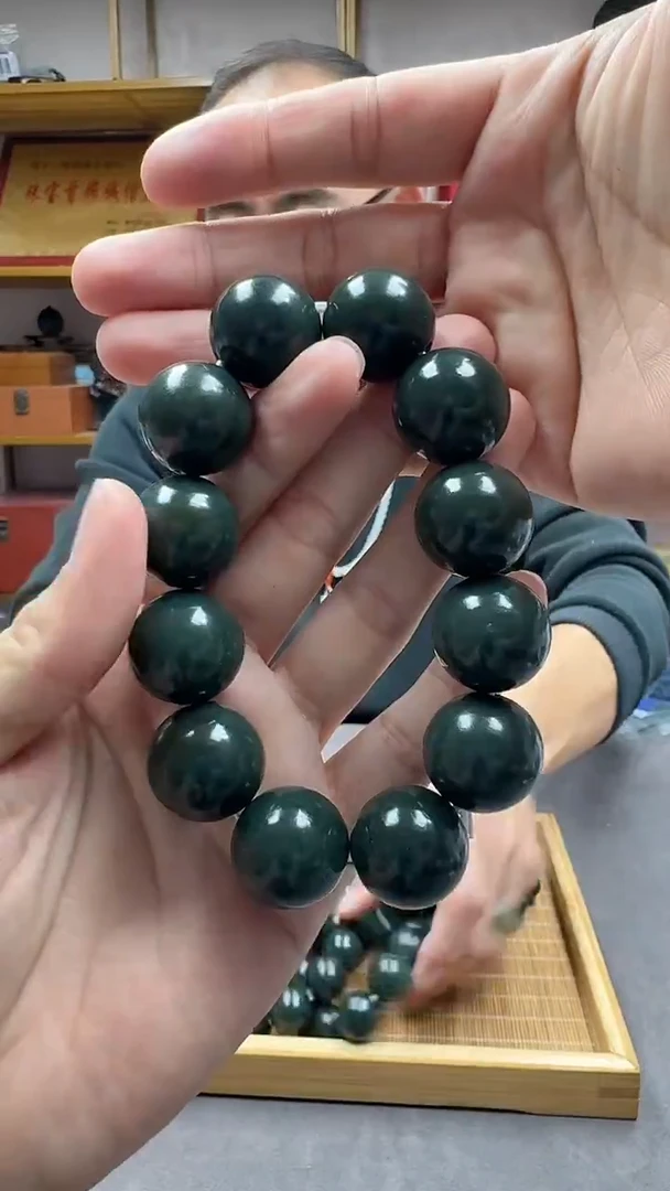 未镶嵌手链和田玉卡20新疆库尔干蓝调