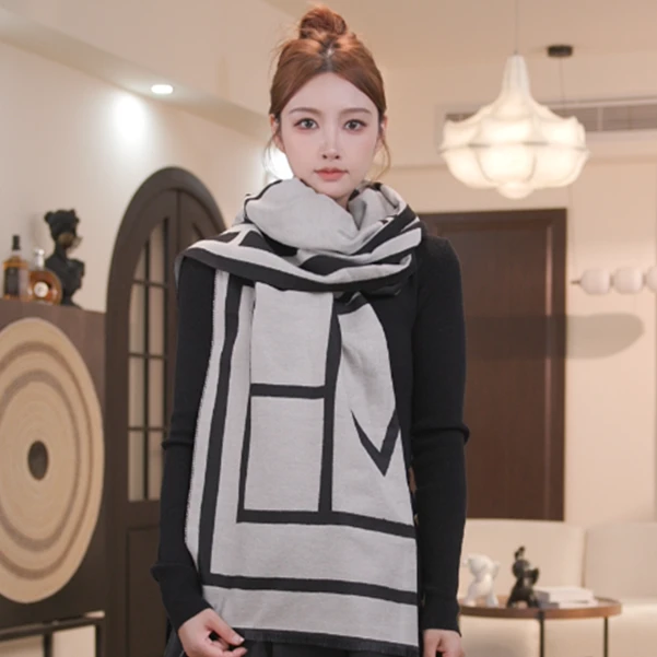 围巾披肩百搭流苏情侣学生长款格子秋冬季时尚保暖