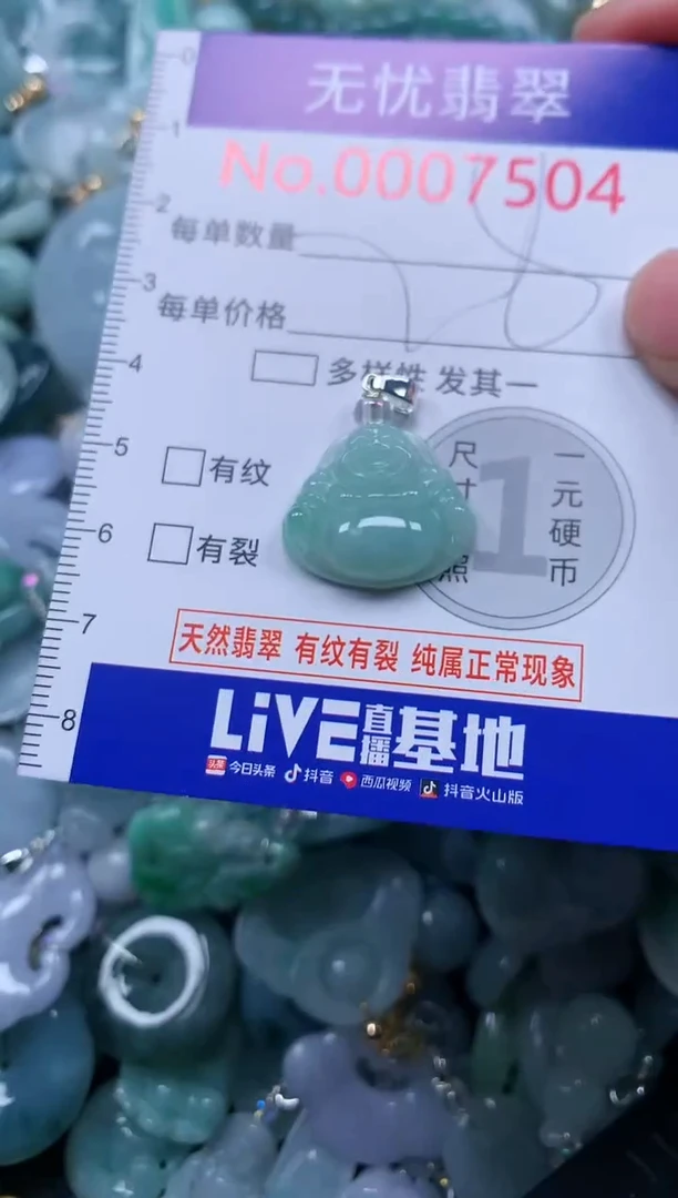 颈饰未镶嵌翡翠7504