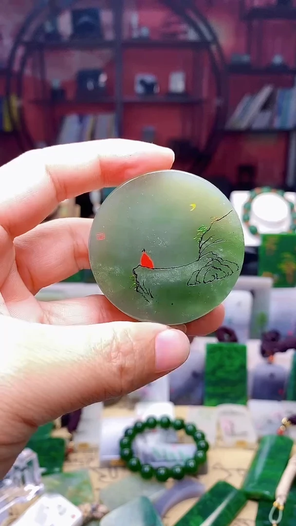 和田玉未镶嵌挂件135