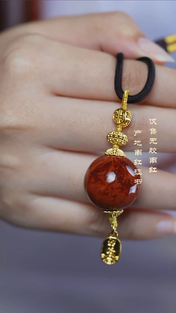 颈饰未镶嵌南红玛瑙晶*火焰单珠设计款1@@SJC2174AK
