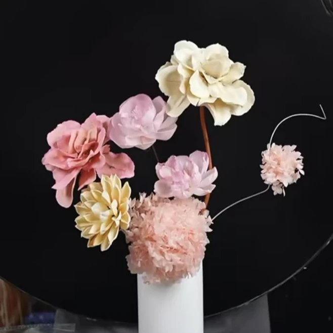 直播间宠粉福利【粉窈】通草花干花永生花不含瓶只有花材包邮