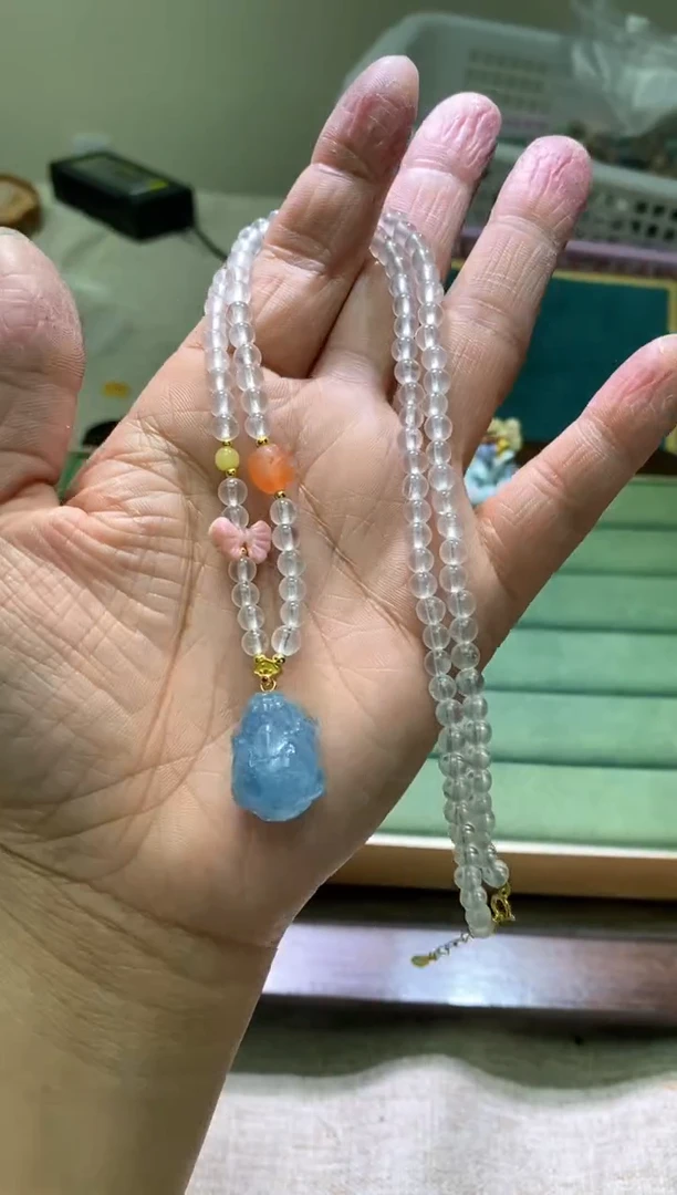 【闪购商品】水晶颈饰未镶嵌多样性发一件474
