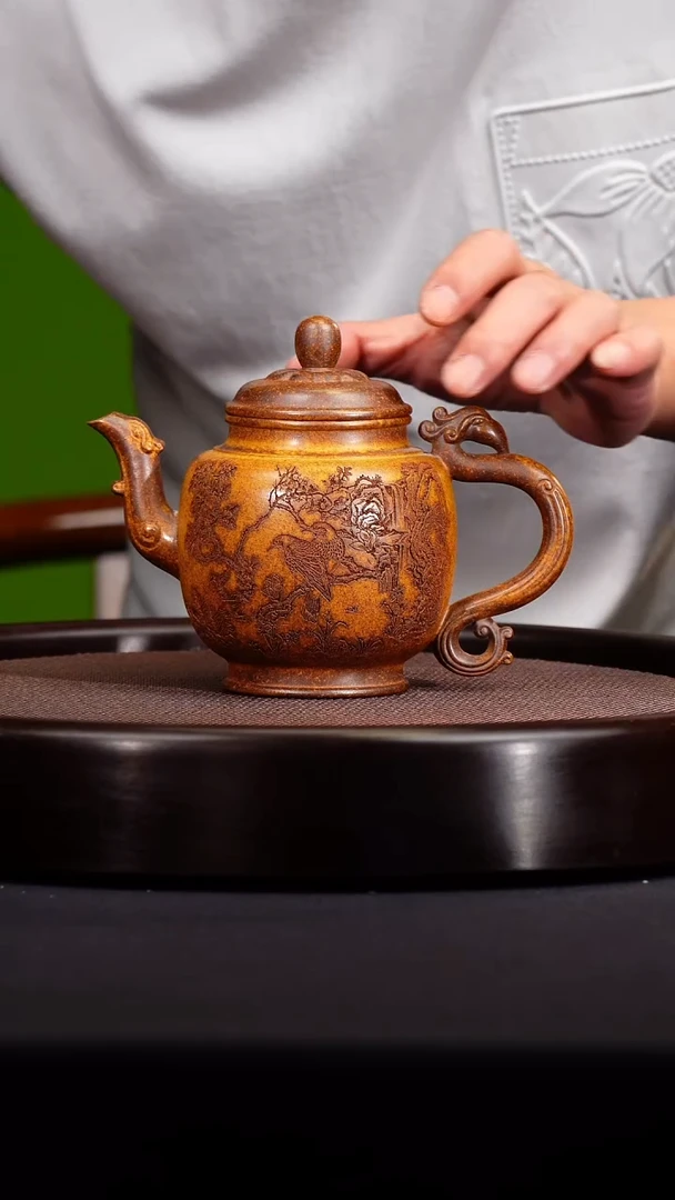 茶壶紫砂 宜兴紫砂原矿壶
