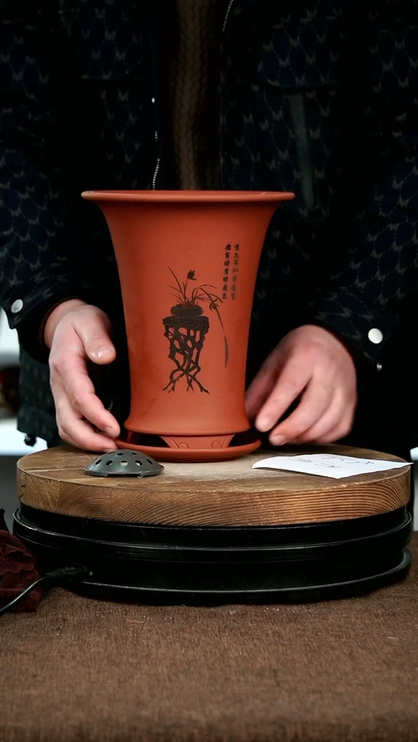 【闪购商品】紫砂花盆958+z宜兴紫砂花盆