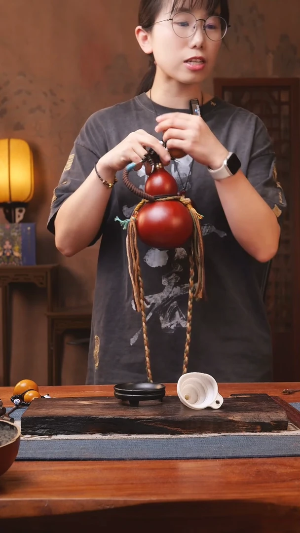 1572号精品大漆葫芦防腐防渗装水茶酒