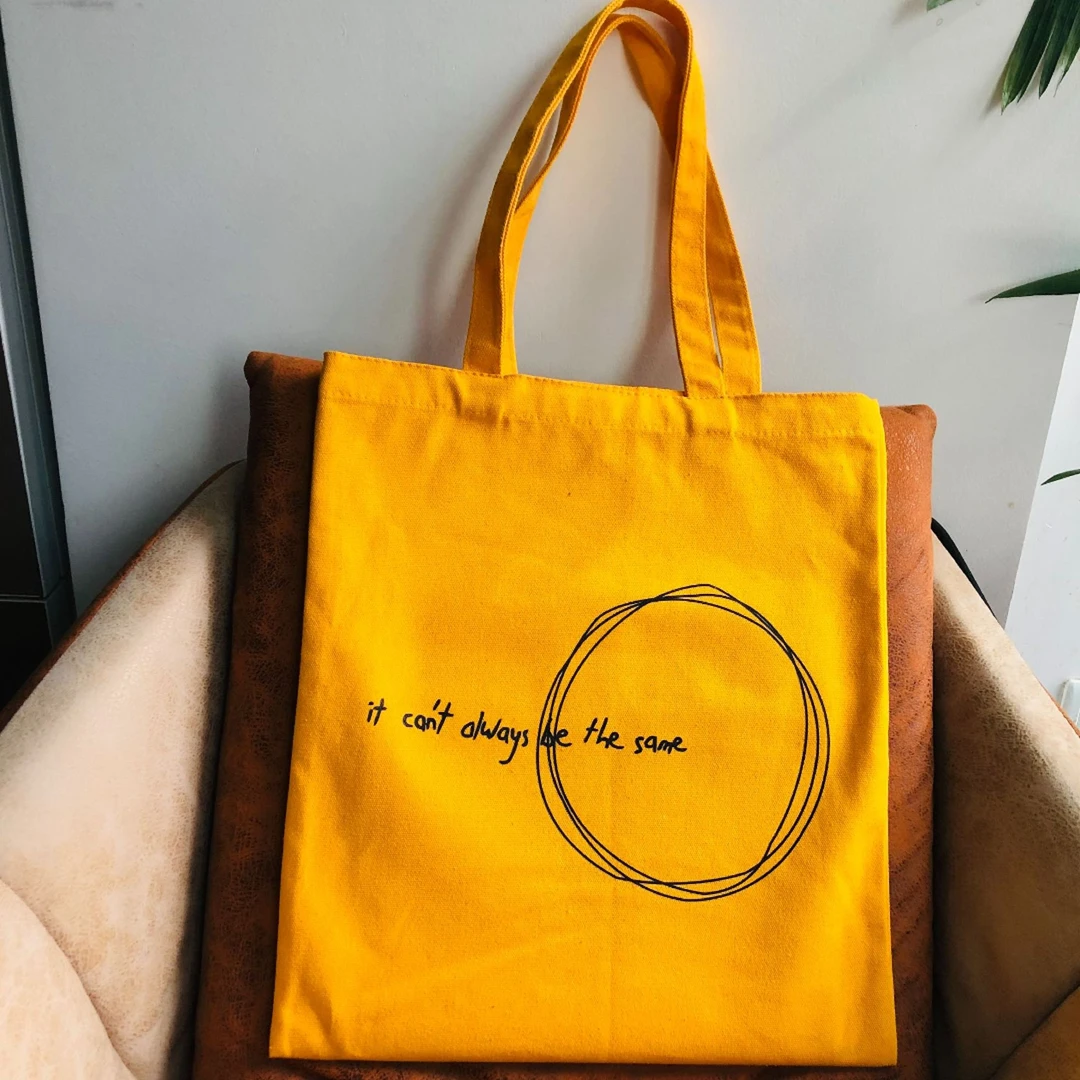 【curves·宸上】没有什么是一成不变的&原创文艺帆布包通勤休闲轻便