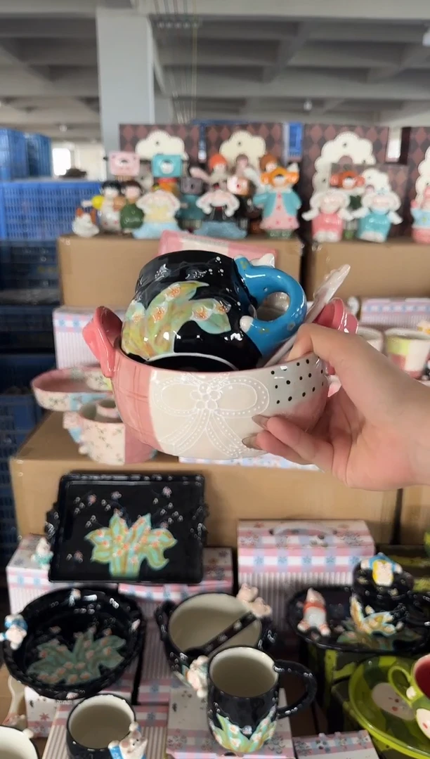 陶瓷【唯品瓷】手工手绘陶瓷直播间