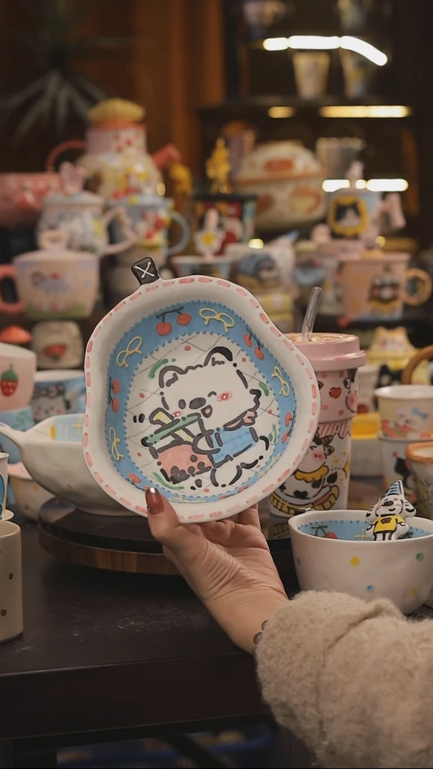 景德镇釉下彩绘设计师款式陶瓷