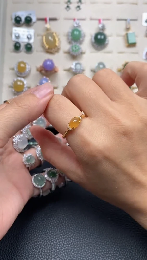 【闪购商品】翡翠戒指银S925镶嵌11111