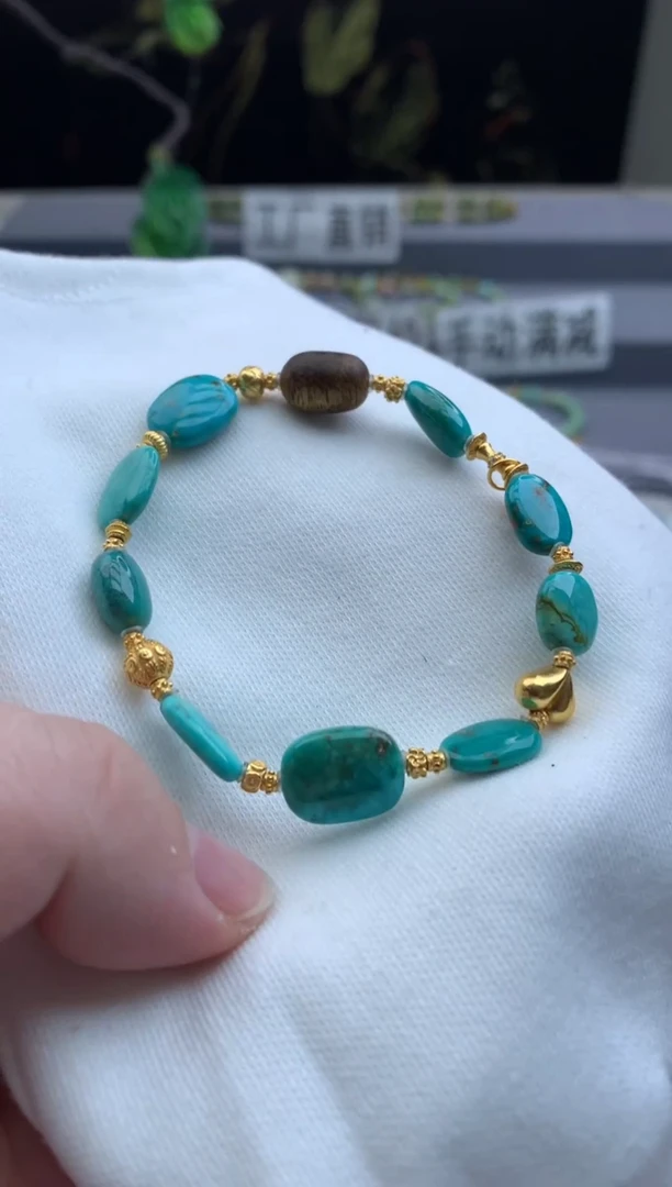 未镶嵌绿松石手串E11